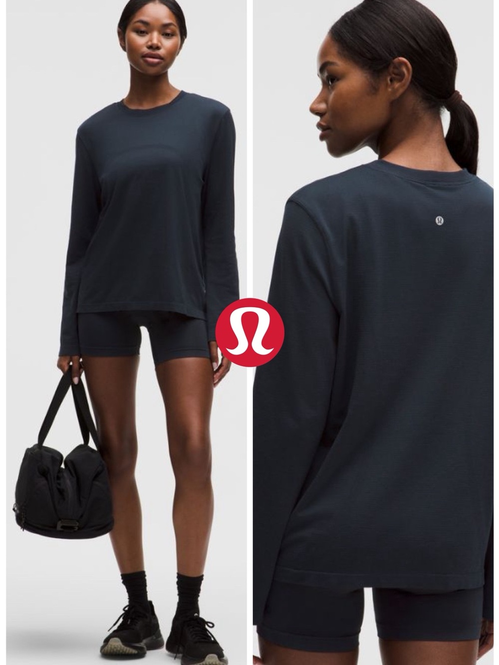 Like New - Swiftly Relaxed Long-Sleeve Shirt Hip Length